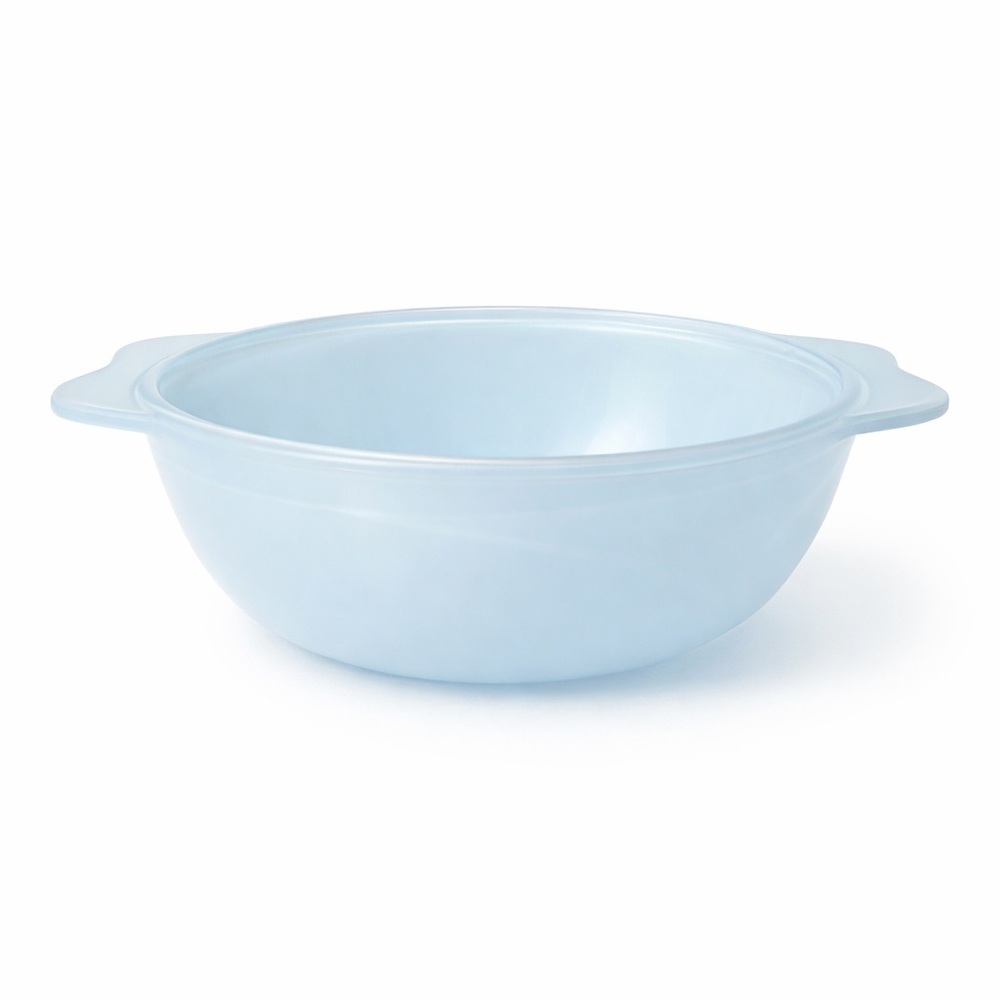 Vintage JAJ Pyrex England Light Blue Casserole Dish Crown Logo